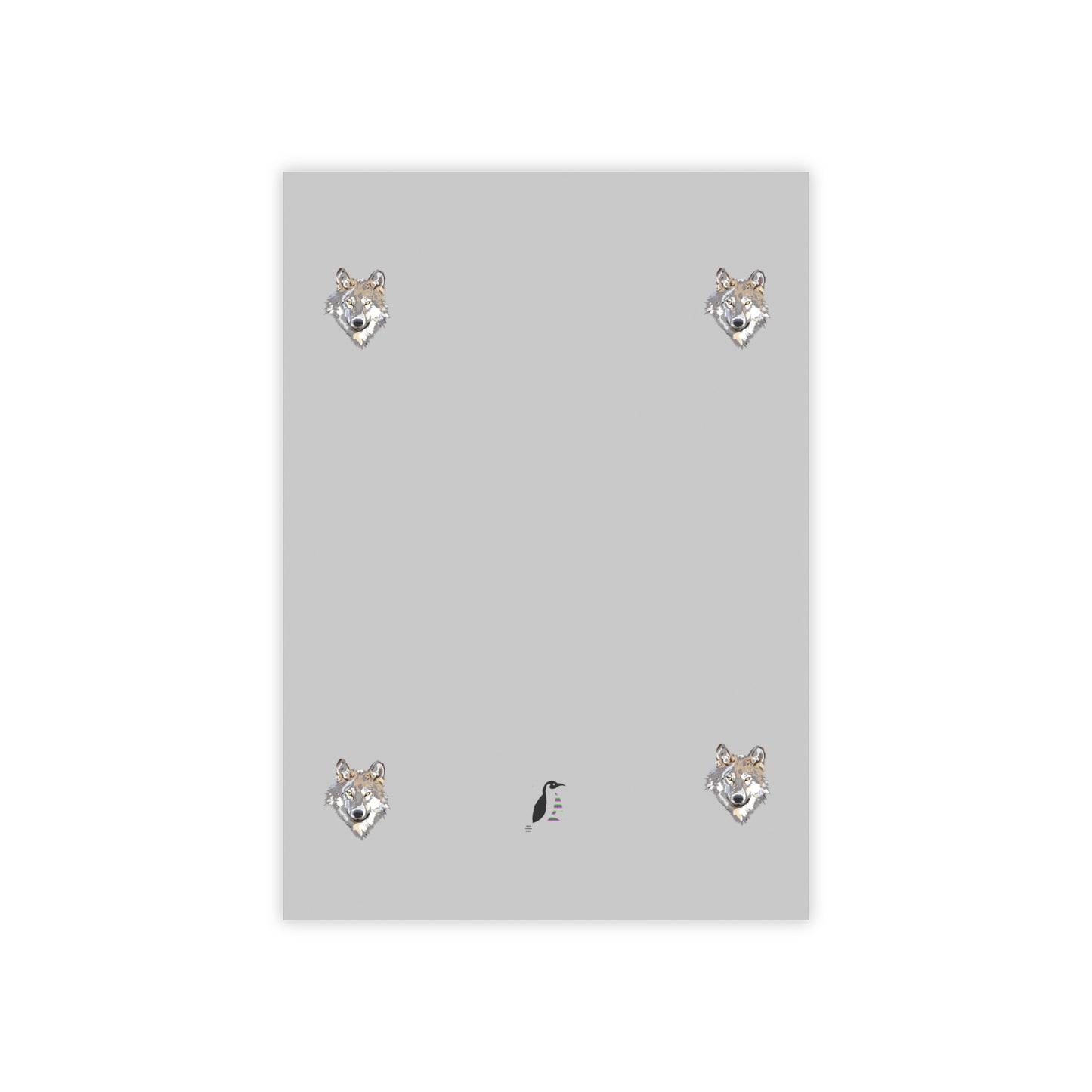 Post-it® Note Pads: Wolves Lite Grey