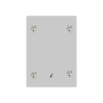 Post-it® Note Pads: Wolves Lite Grey