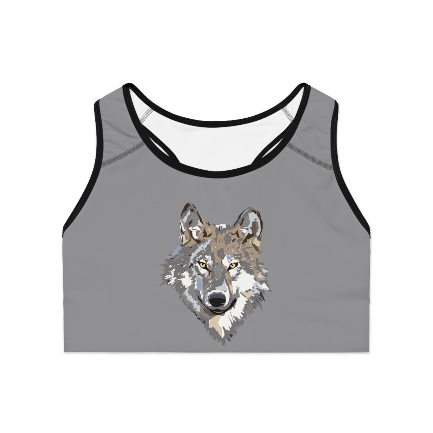 Sports Bra: Wolves Grey