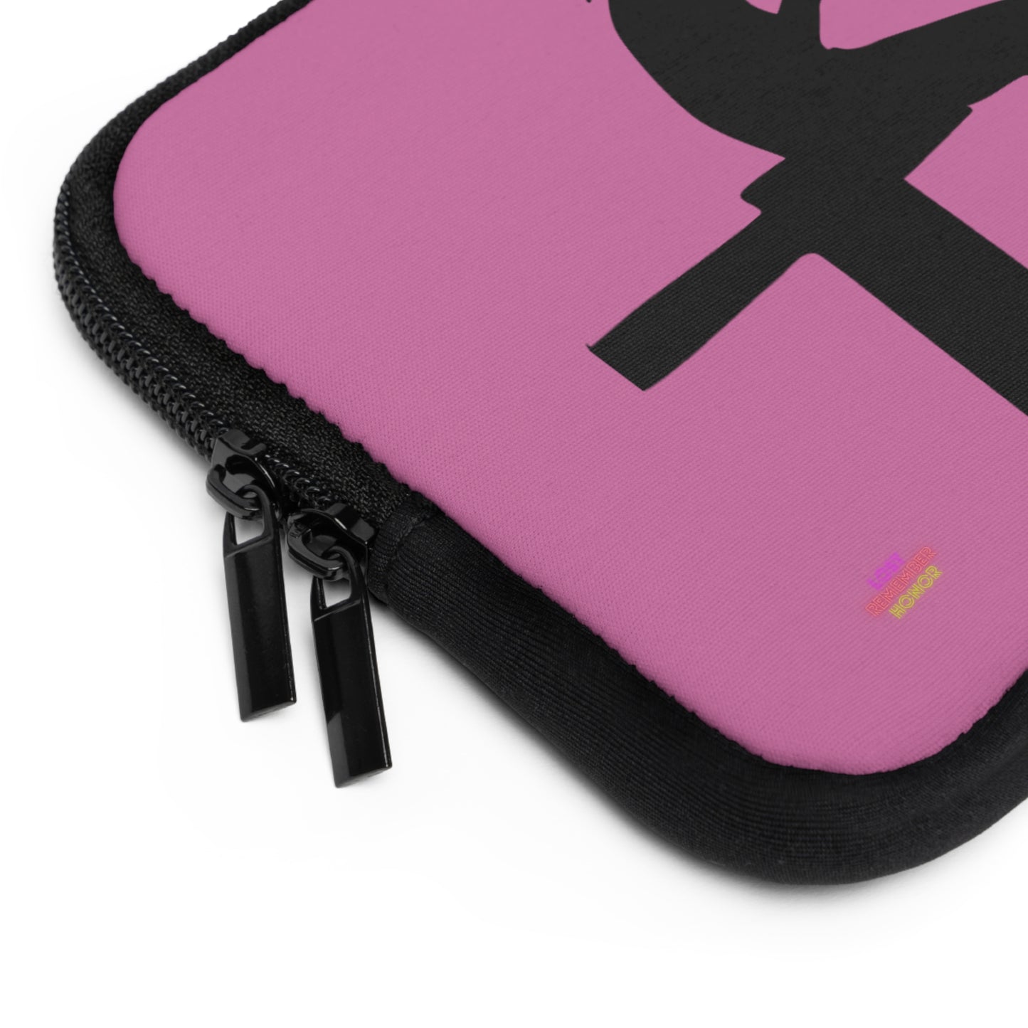 Laptop Sleeve: Fishing Lite Pink