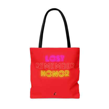 Tote Bag: Weightlifting Red