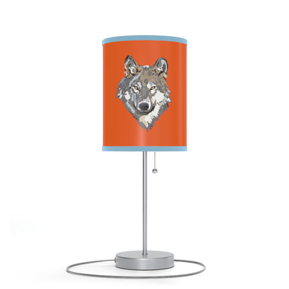 Lamp on a Stand, US|CA plug: Wolves Orange 