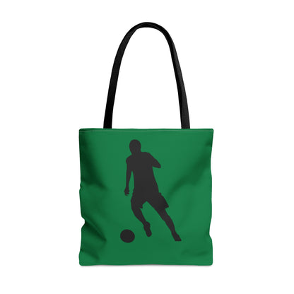 Tote Bag: Soccer Dark Green