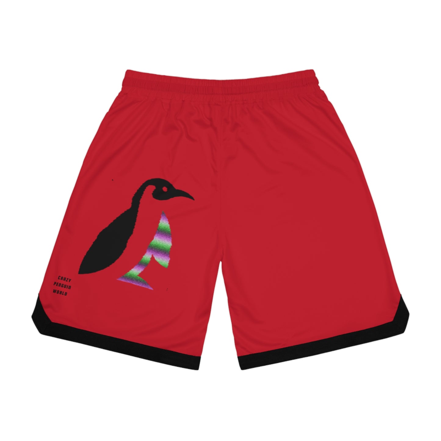 Basketball Rib Shorts: Lost Remember Honor Dark Red