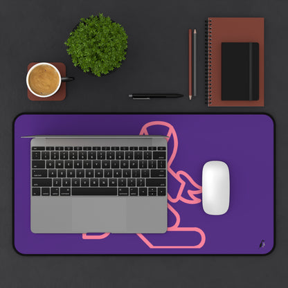 Desk Mat: Fight Cancer Purple