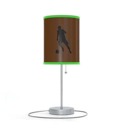 Lamp on a Stand, US|CA plug: Soccer Brown