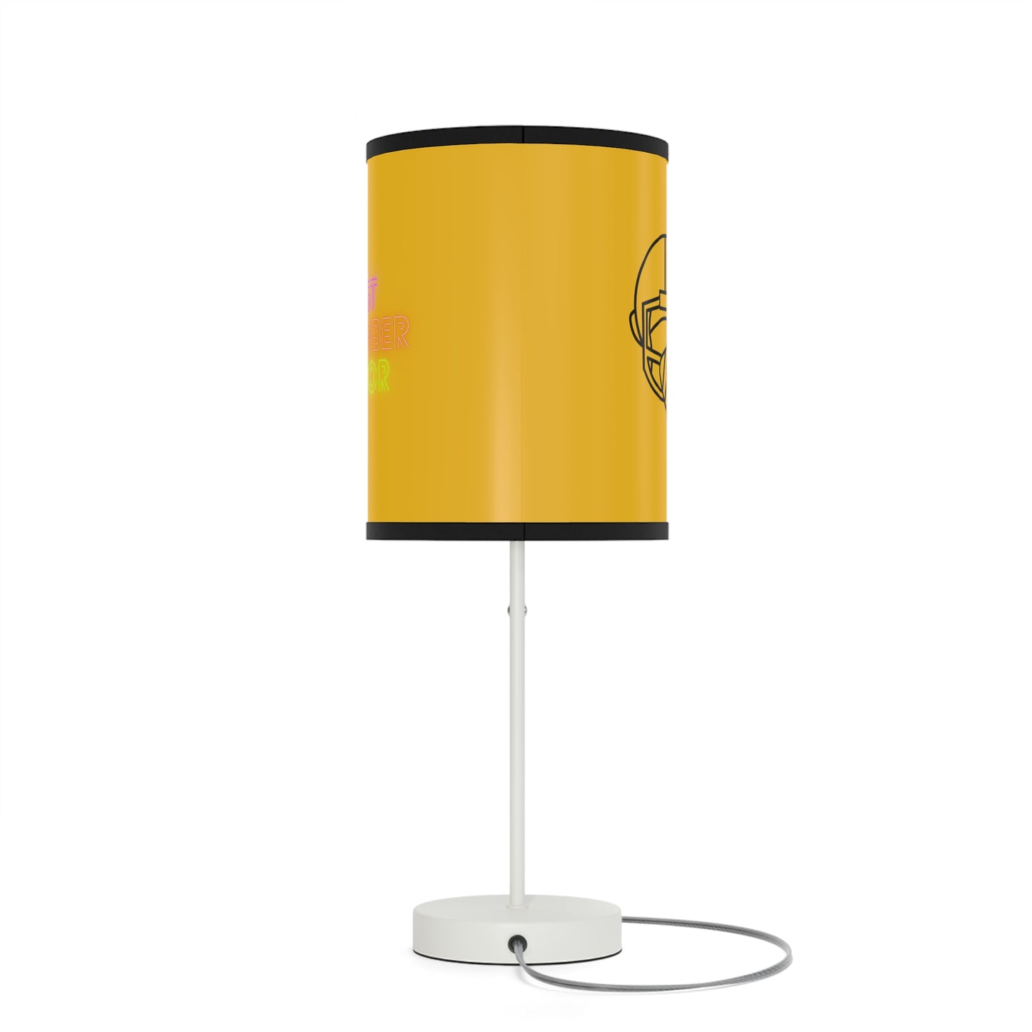 Lamp on a Stand, US|CA plug: Football Yellow