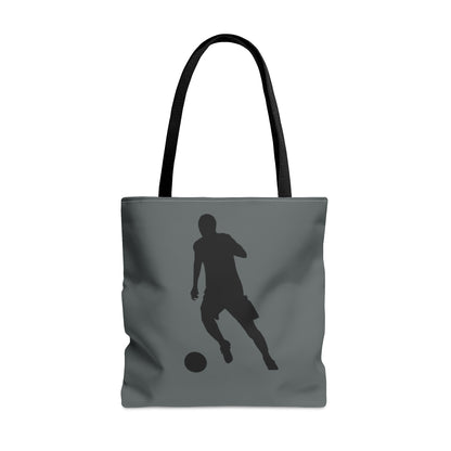 Tote Bag: Soccer Dark Grey