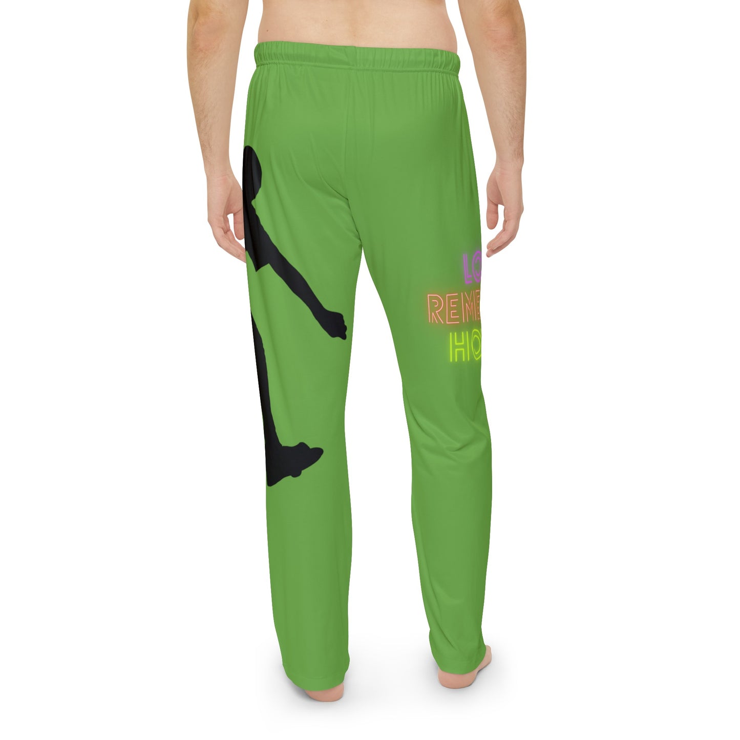 Men's Pajama Pants: Skateboarding Green