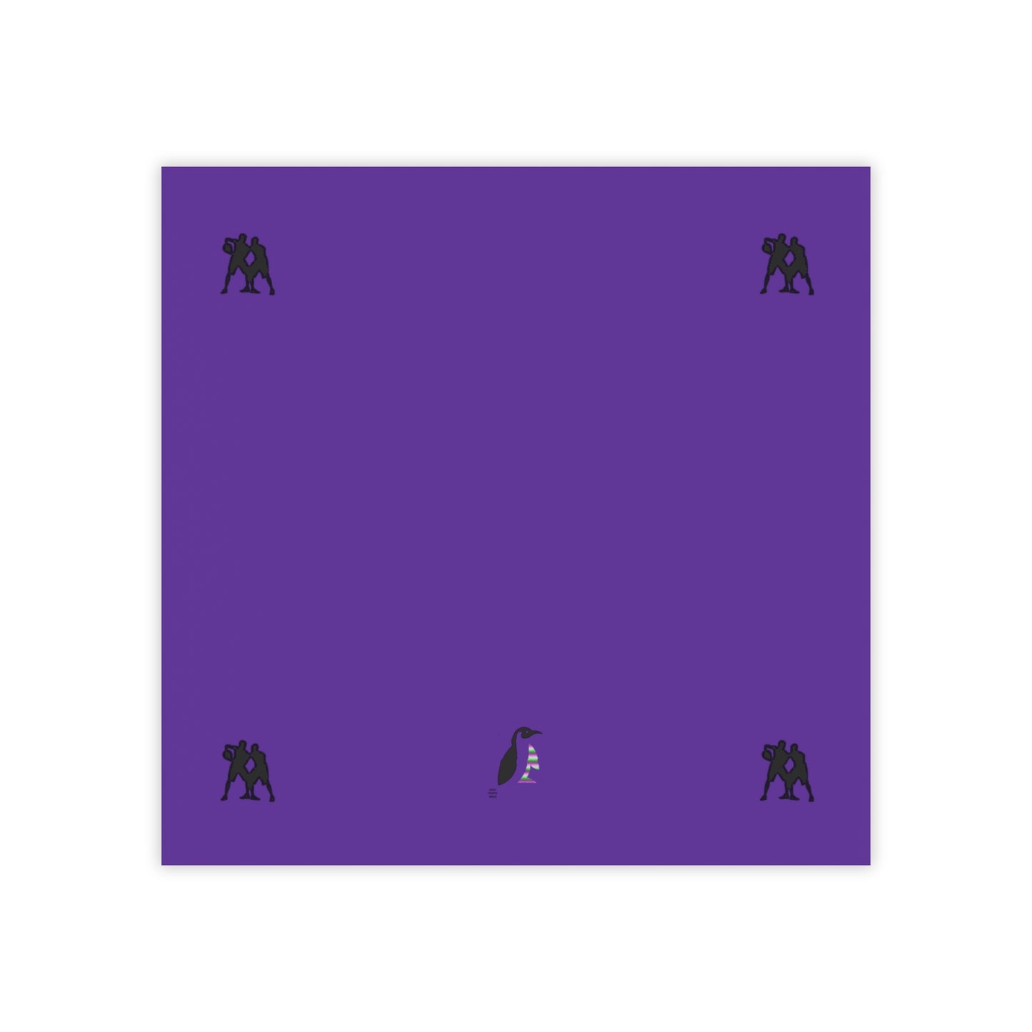 Post-it® Note Pads: Basketball Purple