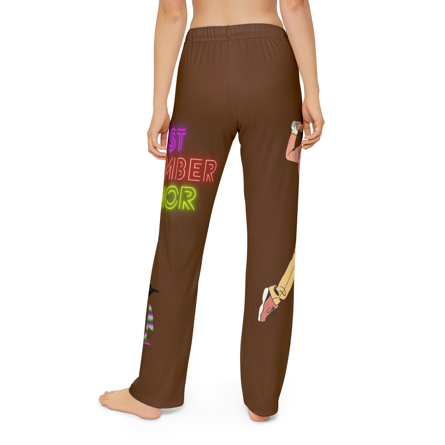 Kids Pajama Pants: Golf Brown