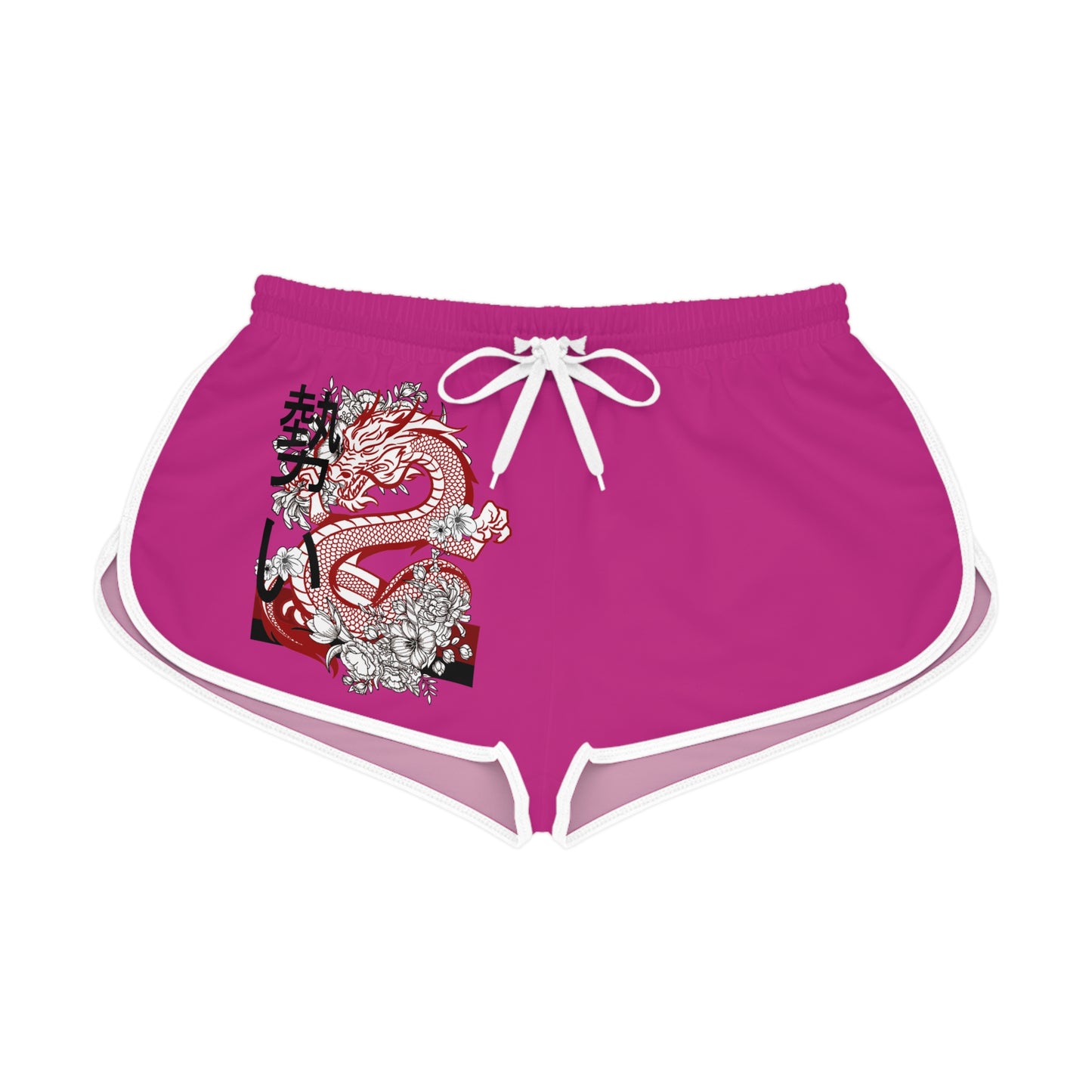 Women's Relaxed Shorts: Dragons Pink