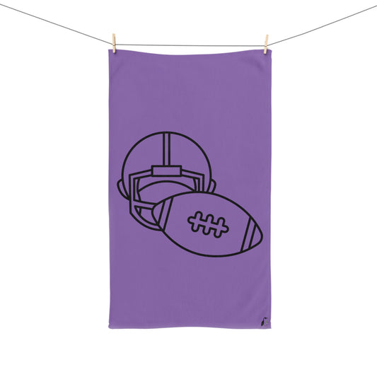 Hand Towel: Football Lite Purple