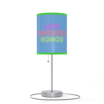 Lamp on a Stand, US|CA plug: Wolves Lite Blue