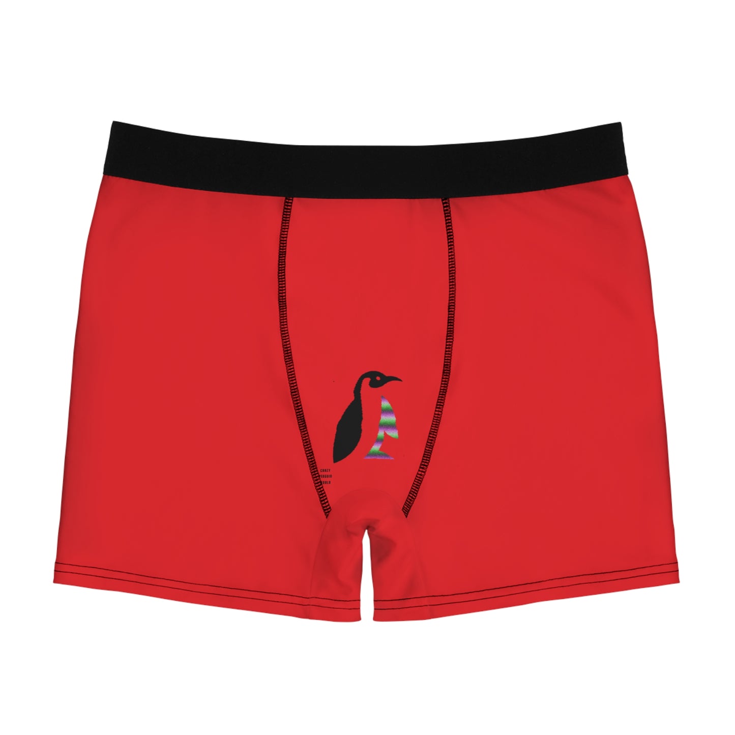 Men's Boxer Briefs: Music Red