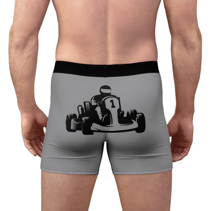 Men's Boxer Briefs: Racing Grey