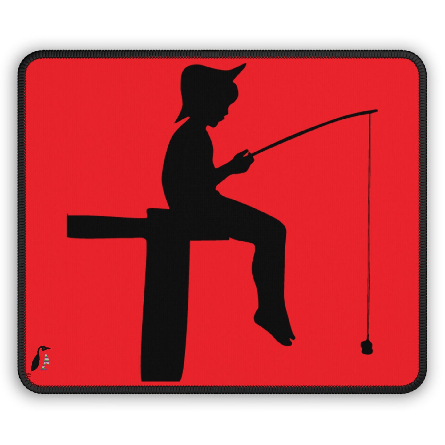 Gaming Mouse Pad: Fishing Red