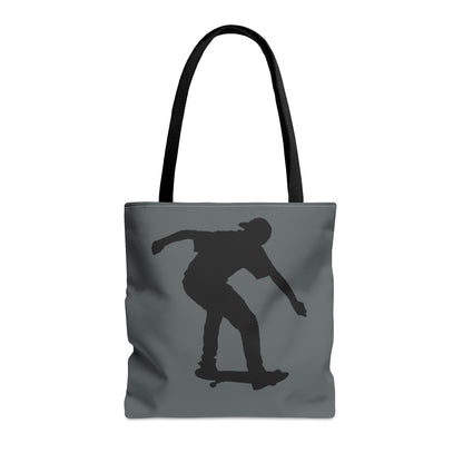 Tote Bag: Skateboarding Dark Grey