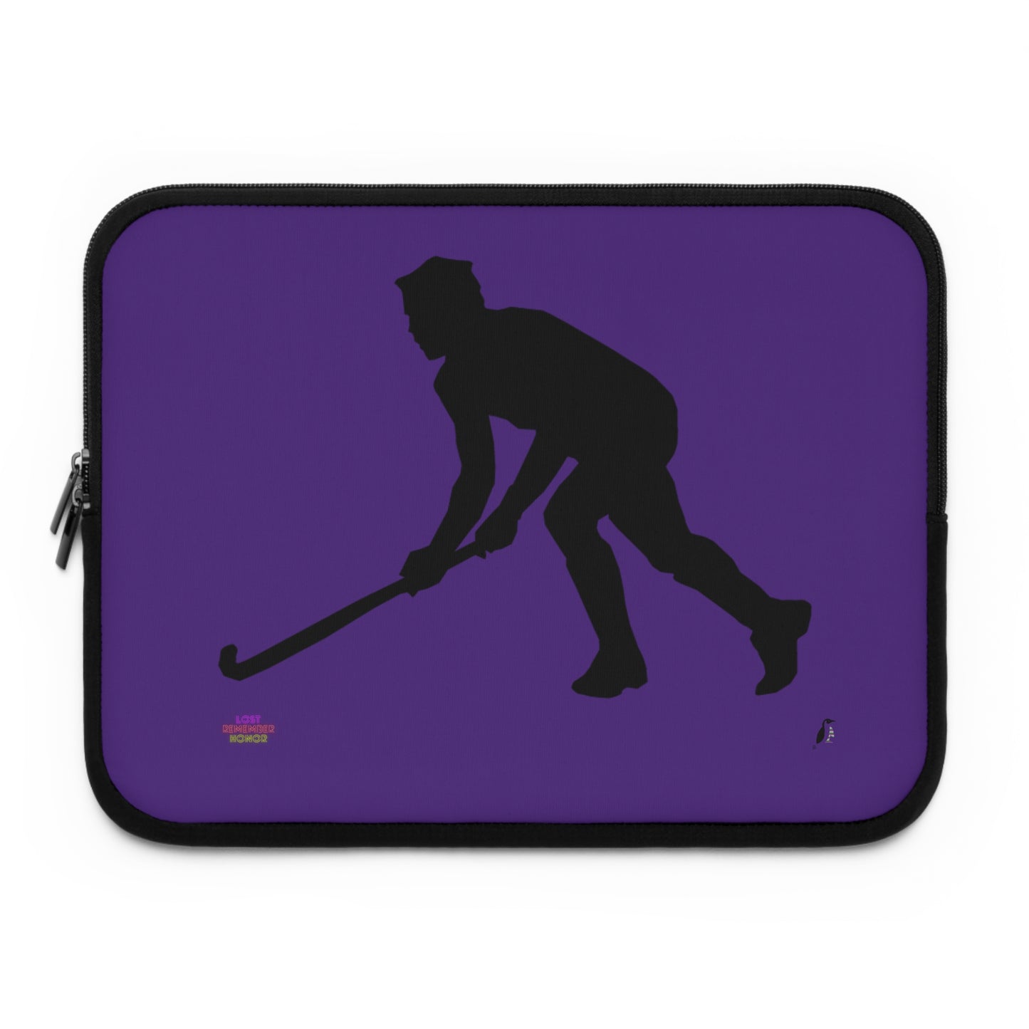 Laptop Sleeve: Hockey Purple