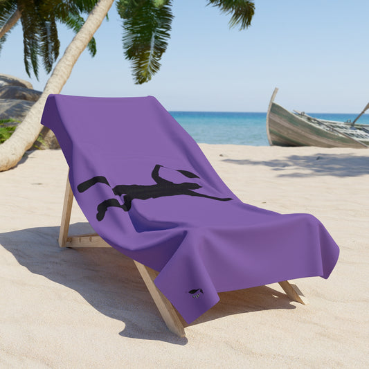 Beach Towel: Tennis Lite Purple