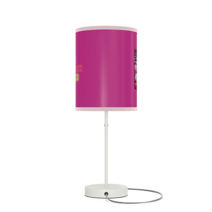 Lamp on a Stand, US|CA plug: Dragons Pink