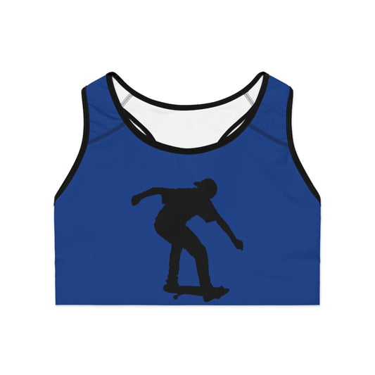 Sports Bra: Skateboarding Dark Blue