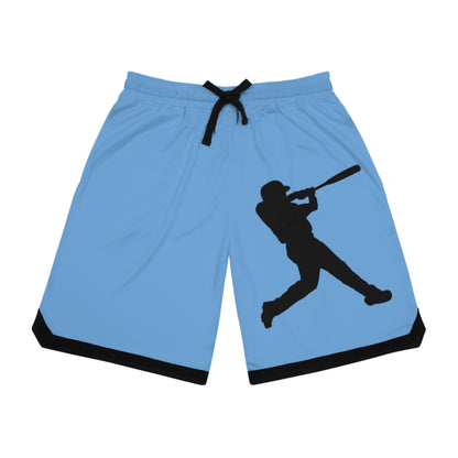 Basketball Rib Shorts: Baseball Lite Blue