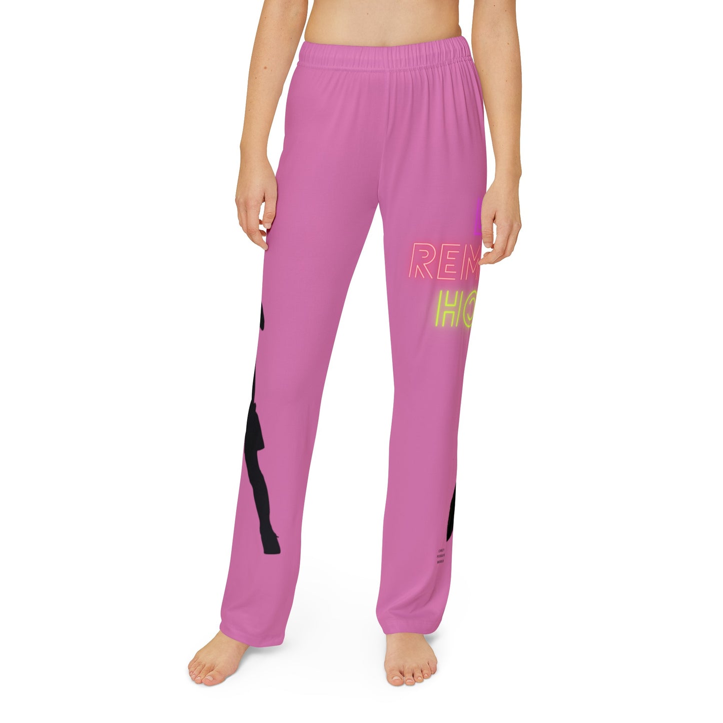 Kids Pajama Pants: Soccer Lite Pink