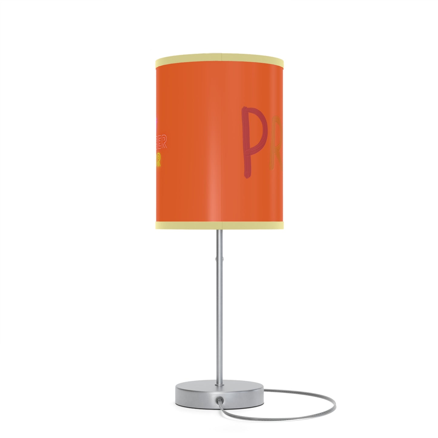 Lamp on a Stand, US|CA plug: LGBTQ Pride Orange 