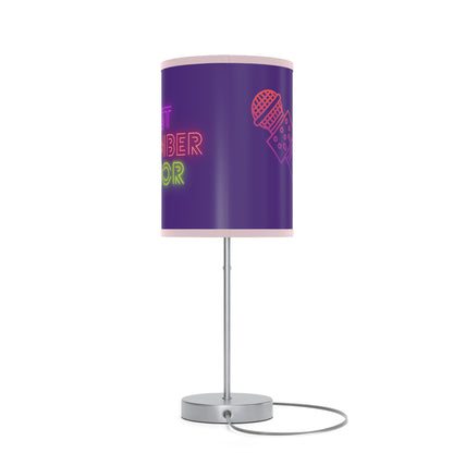 Lamp on a Stand, US|CA plug: Music Purple