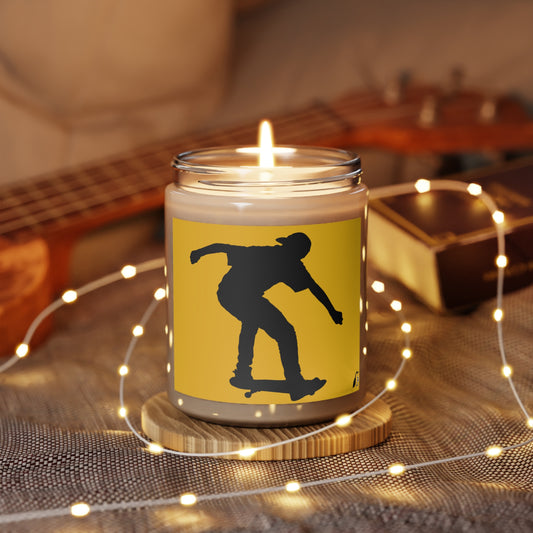 Scented Candle, 9oz: Skateboarding Yellow