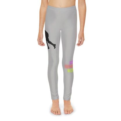 Youth Full-Length Leggings: Hockey Lite Grey