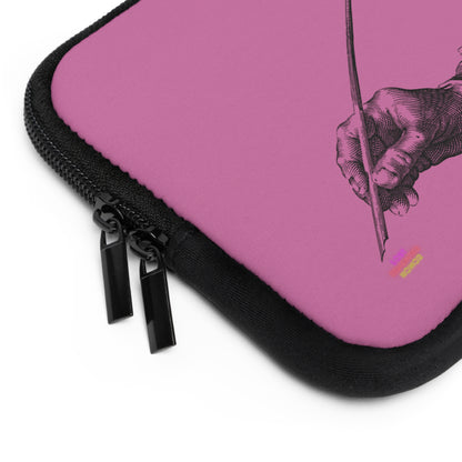 Laptop Sleeve: Writing Lite Pink