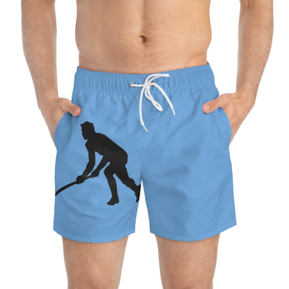 Swim Trunks: Hockey Lite Blue