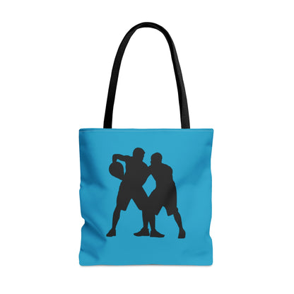 Tote Bag: Basketball Turquoise