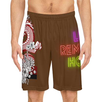 Basketball Shorts: Dragons Brown