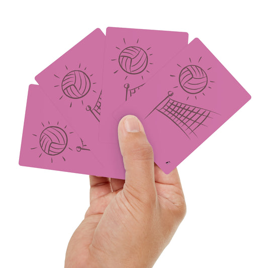 Poker Cards: Volleyball Lite Pink