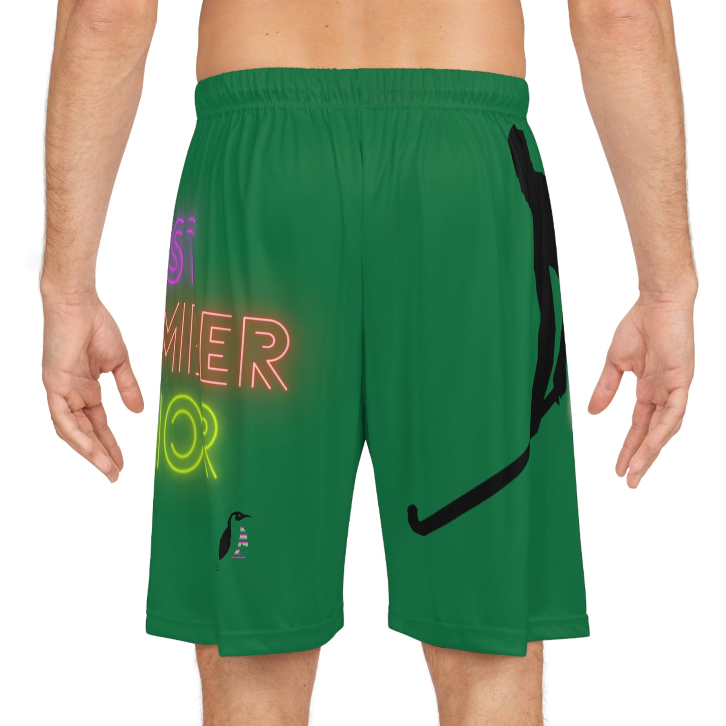 Basketball Shorts: Hockey Dark Green