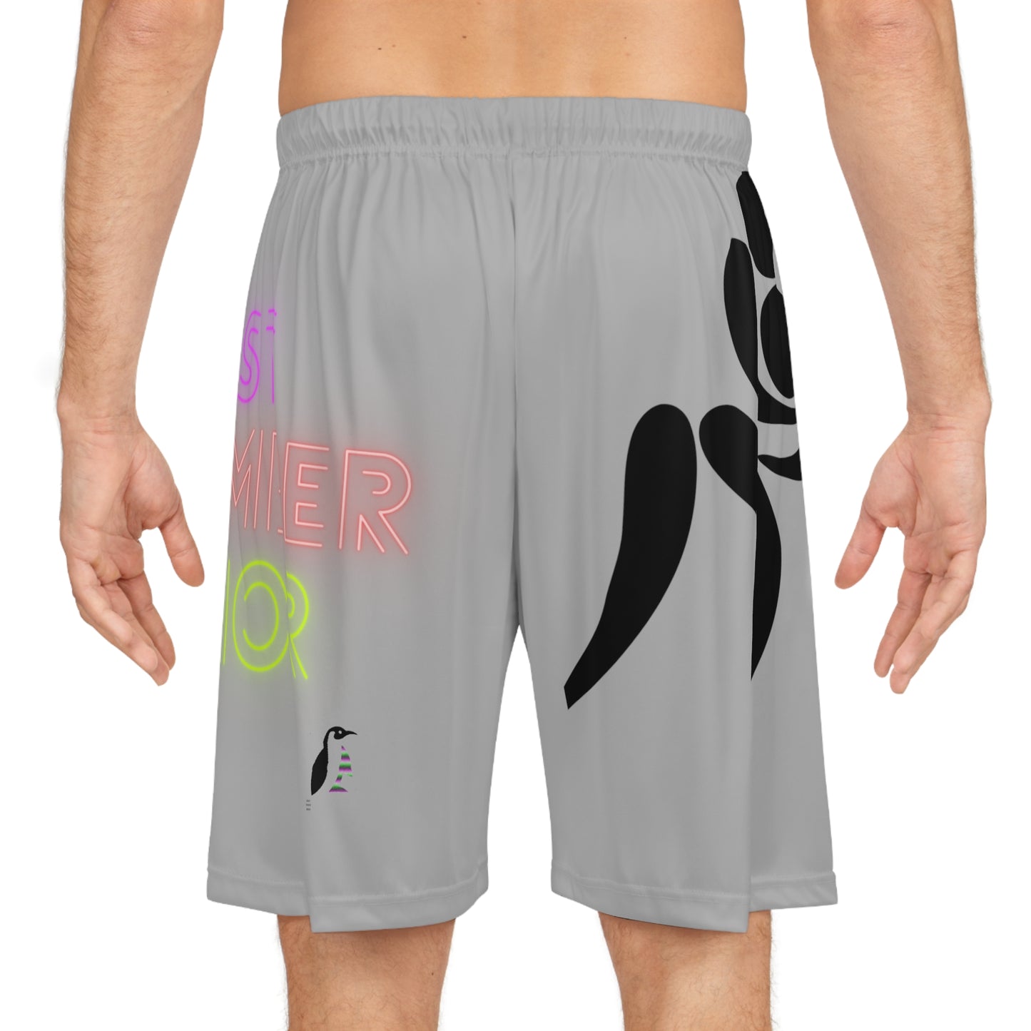 Basketball Shorts: Wrestling Lite Grey