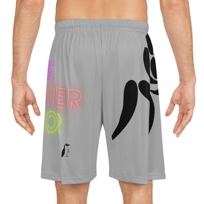 Basketball Shorts: Wrestling Lite Grey