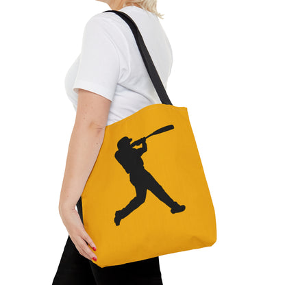 Tote Bag: Baseball Yellow