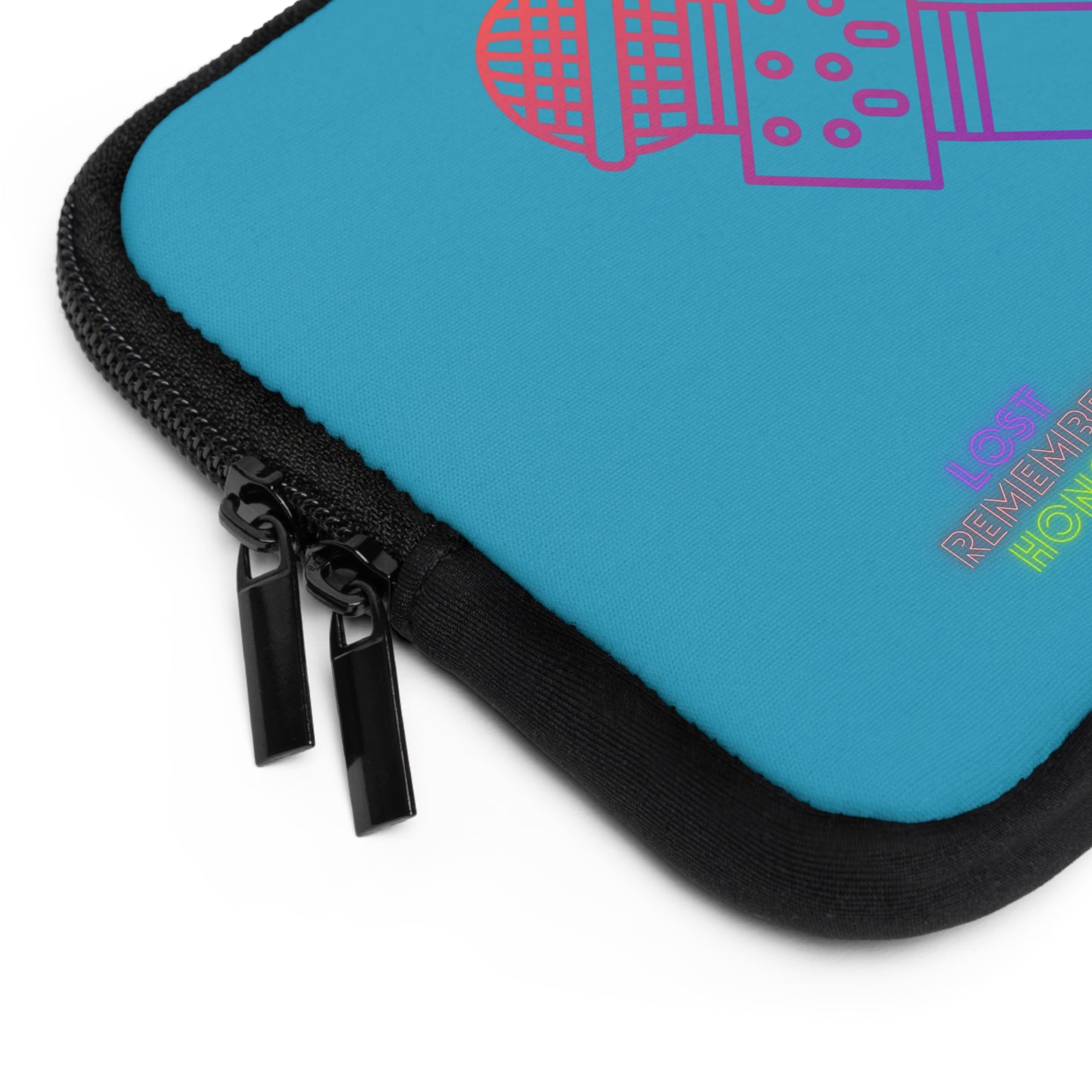 Laptop Sleeve: Music Turquoise