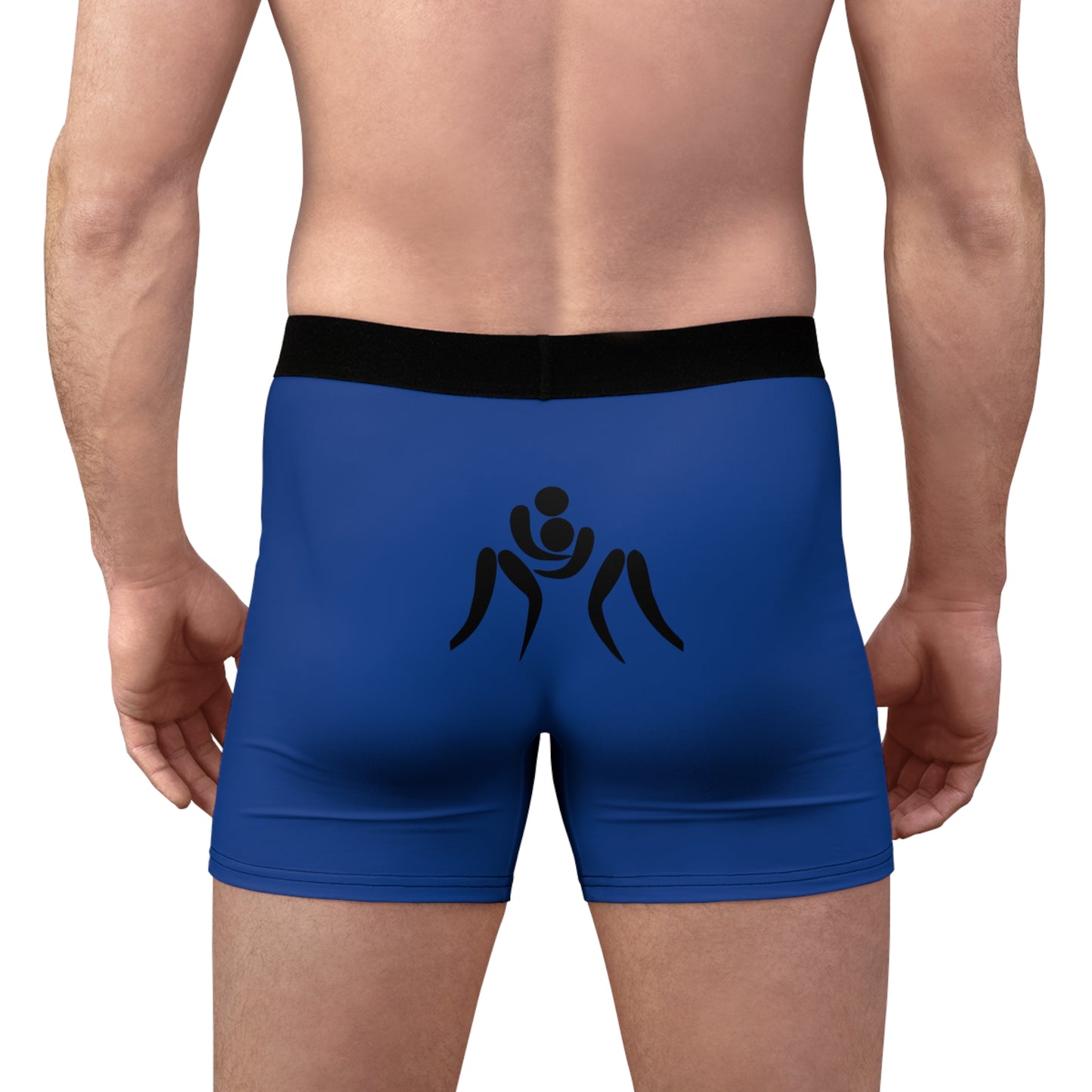 Men's Boxer Briefs: Wrestling Dark Blue