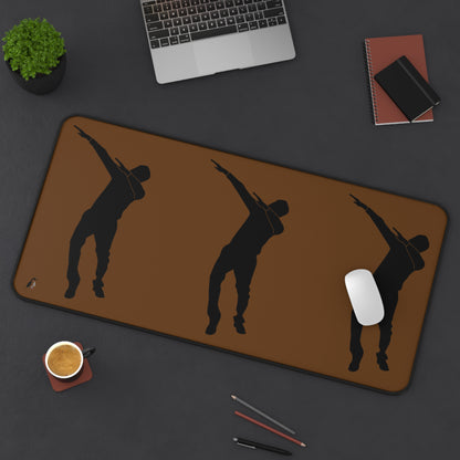 Desk Mat: Dance Brown