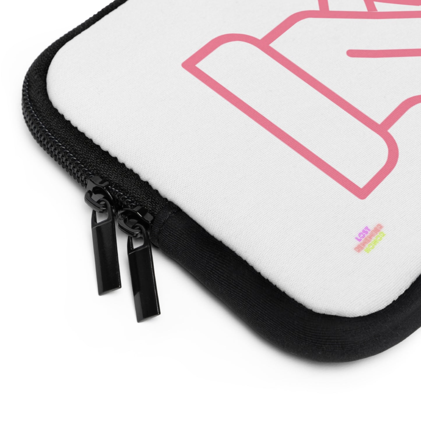 Laptop Sleeve: Fight Cancer White