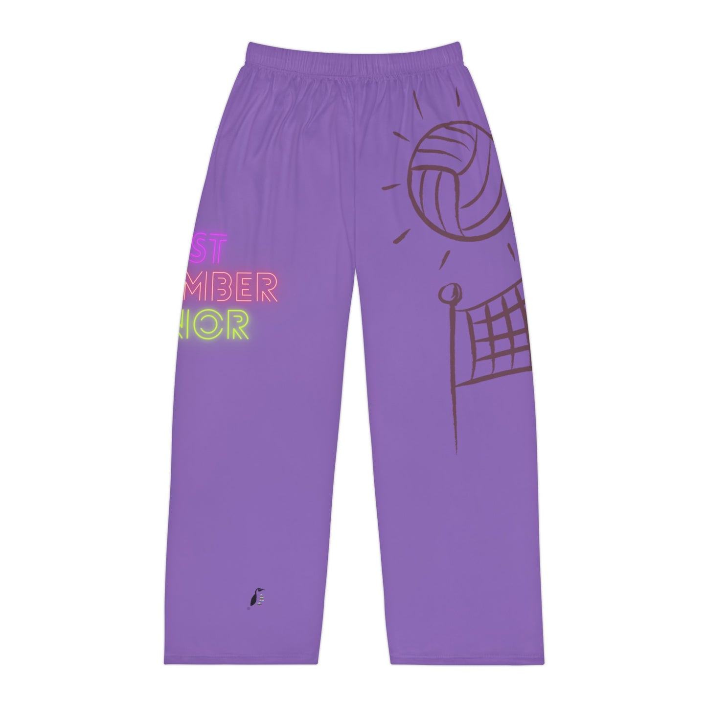 Men's Pajama Pants: Volleyball Lite Purple