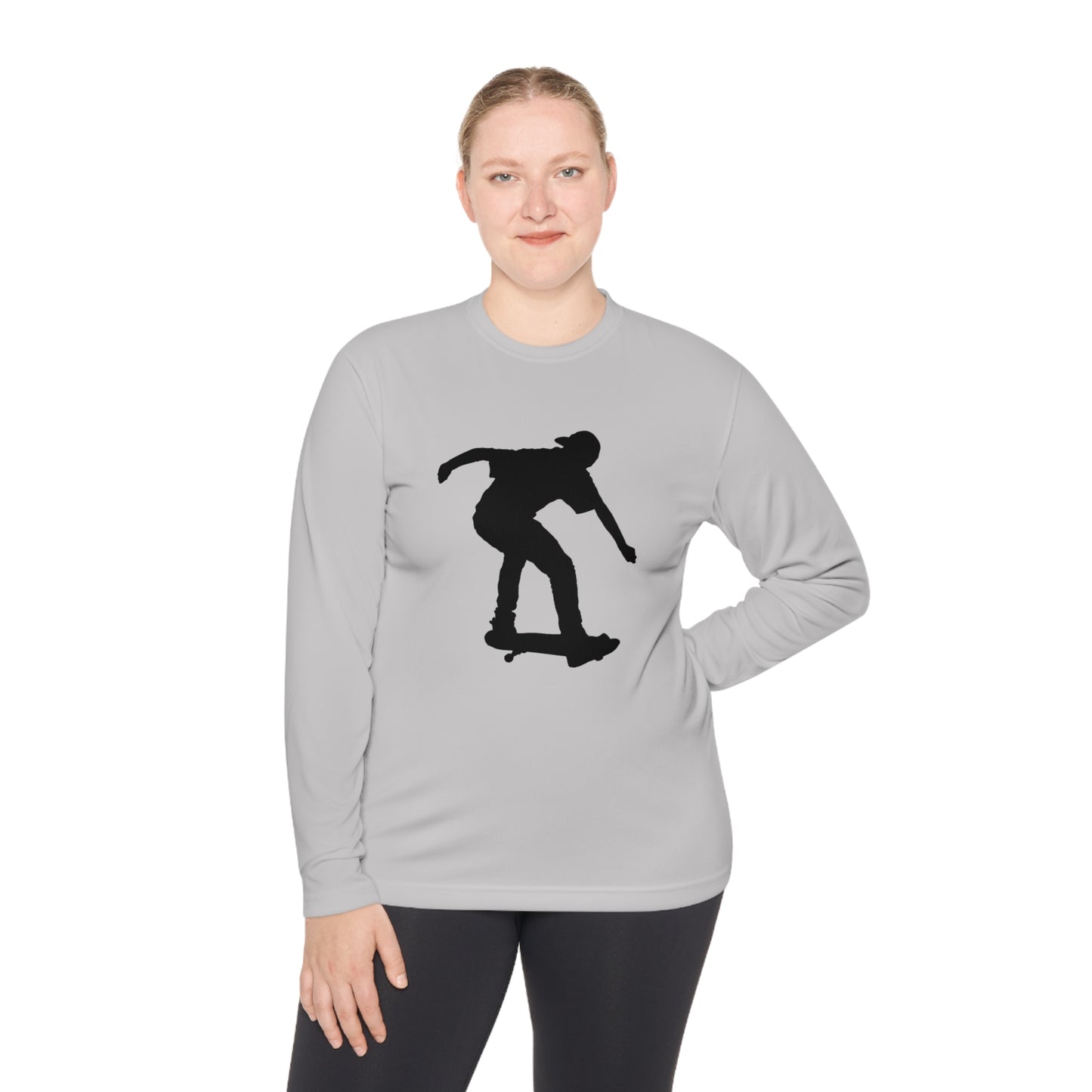 Lightweight Long Sleeve Tee: Skateboarding #1