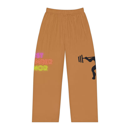 Pambabaeng Pajama Pants: Weightlifting Lite Brown 