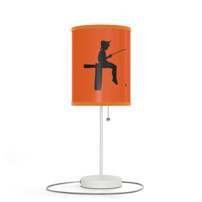 Lamp on a Stand, US|CA plug: Fishing Orange