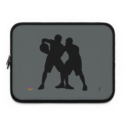 Laptop Sleeve: Basketball Dark Grey